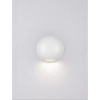 Okrągła lampa ścienna do ogrodu DONVELA LE75303 LED 3W 3000K IP65 biała