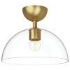 Minimalistyczna sufitowa lampa Jude ALM-JUDE-SF-GD-CL szklana złota