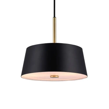Okrągła lampa wisząca Clasi 2312603003 do salonu czarny
