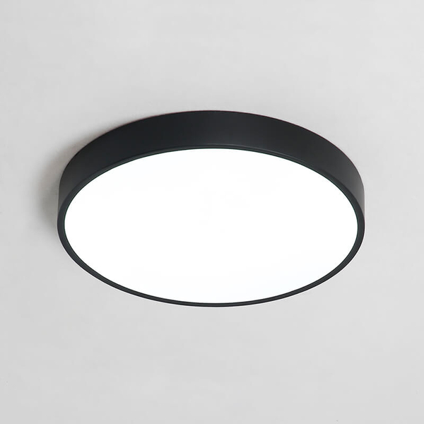 Plafoniera metalowa MODERN MD1001-30-HW LED 20W 3000K okrągły czarny