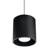 Wisząca LAMPA SL.0051 metalowa OPRAWA zwis tuba czarna
