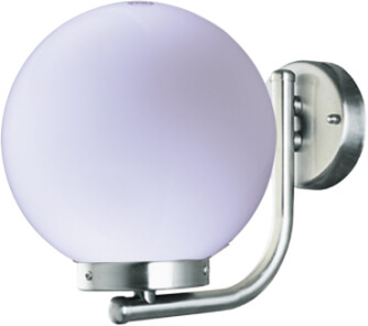 Lampa zewnętrzna kinkiet Ana K-LP270A okrągły kula chrom 