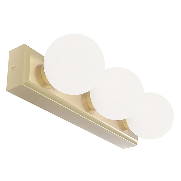 Potrójna kula lampa ścienna Merino Parette Old Gold 30 OR85716 IP44 złoty