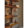 Stolikowa lampa okrągła Wilson 2412575003 biała czarna