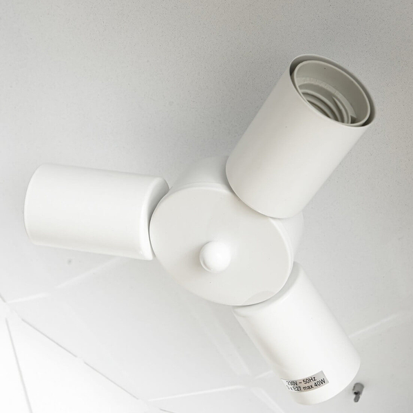 LAMPA wisząca REUS LP-8069/1P WH Light Prestige geometryczna OPRAWA okrągła zwis metalowy biały