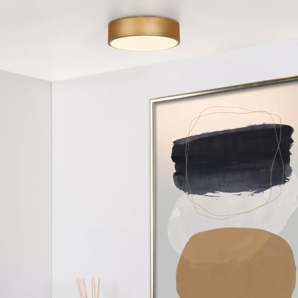 Sufitowa plafoniera UNAR 79185/20/02 Lucide LED 12W 2700K okrąg złota