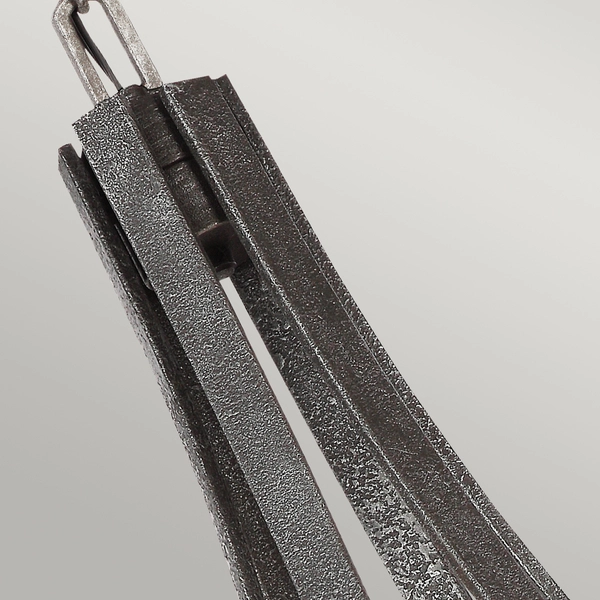 Jadalniana lampa z kloszami QN-ANGELO6 rustykalna czarny