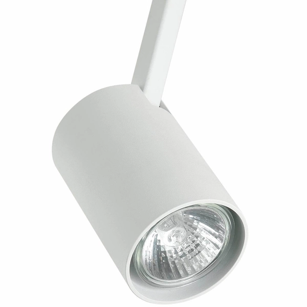 Spot LAMPA sufitowa Tuka Bianco L Orlicki Design regulowana OPRAWA metalowa downlight tuba biała
