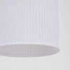 Wisząca lampa do przedpokoju Sophia Cognac ryflowana biały czarny