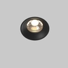 Lampa podtynkowa Round DL058-12W3K-TRS-B LED 12W 3000K do jadalni czarna