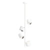 Lampa sufitowa Bot 1046PL_L2 metalowe reflektorki ruchome do salonu biała
