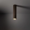 Nowoczesna sufitowa lampa Tube 11029 tuba żebrowana brązowy