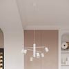 Sufitowa lampa do jadalni Lemmi SL.1228 regulowana tuby biała
