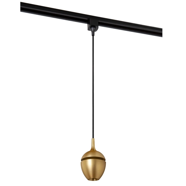 Lampa wisząca do systemu Track 09958/01/02 czarna złota