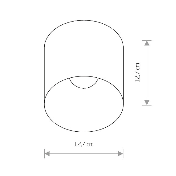 Spot LAMPA sufitowa HALO 8195 Nowodvorski metalowa OPRAWA tuba downlight biały