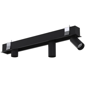 Lampa podstropowa Mono 10461 regulowane spoty czarne