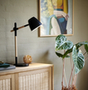 Lampka stołowa z regulacją Theo 2112645003 Nordlux metalowa czarna