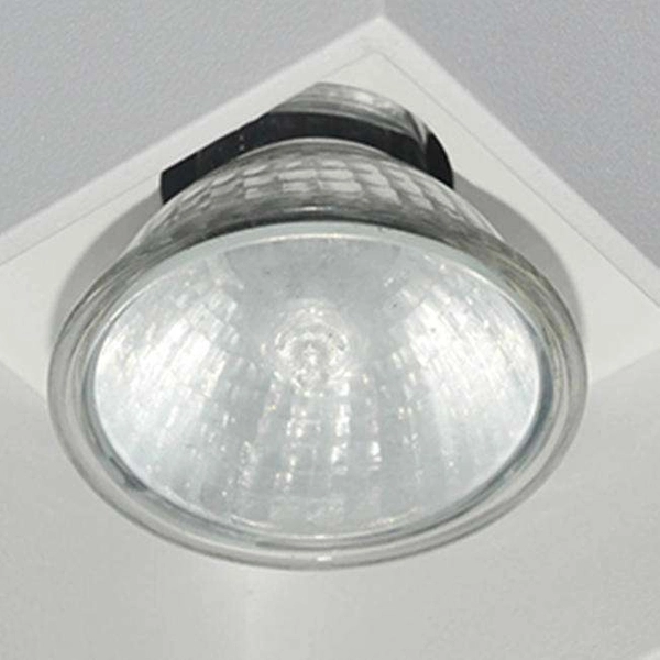 Downlight natynkowy Square H-50475-WH Zumaline metalowa biała do kuchni