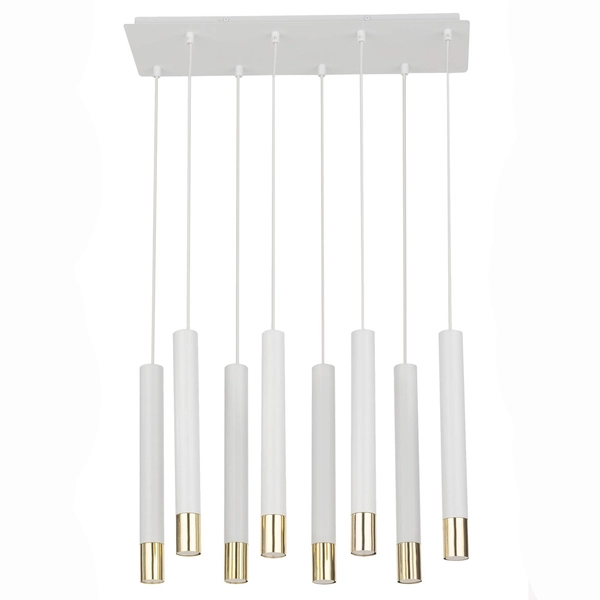 Pokojowa kaskada wisząca Sopel Grand 33391 nowoczesna biała złota