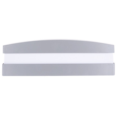 Ścienna LAMPA ogrodowa SOLINA 03686 Ideus elewacyjna OPRAWA outdoor LED 8W 4000K z numerem domu IP54 szara