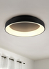 LAMPA sufitowa AVELON DL132671290 Trio okrągła OPRAWA plafon LED 48W 2700K - 6000K metalowy czarny