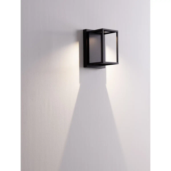 Lampa ścienna na taras ORVENZA LE75190 LED 17W 3000K IP65 czarna