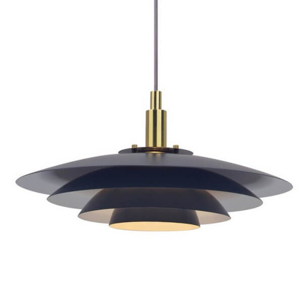 Wisząca lampa nad stół Bretagne 39489910 do jadalni szary