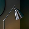 Podłogowa lampa do czytania Hal 97835 regulowana srebrny