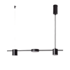 Metalowa lampa wisząca Gamorra ABR-LWL-GAM18W-C LED 18W 3000K tuby czarne