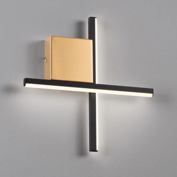 Naścienna lampa do jadalni CHOTA LE44306 LED 10W 3000K czarna złota