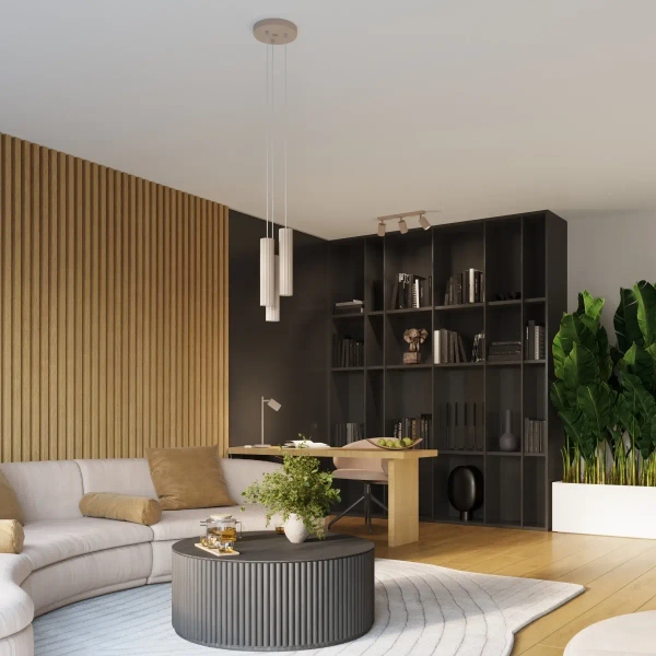 Sufitowa listwa KARBON SL.1765 reflektorki regulowane beżowe