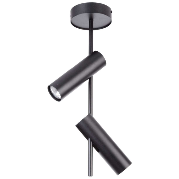 Sufitowa LAMPA natynkowa LEDA 33104 Sigma regulowana OPRAWA plafon metalowe tuby czarne
