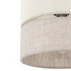Ekologiczna lampa zwisająca Eco 5770 tuba sosna lniany beżowy