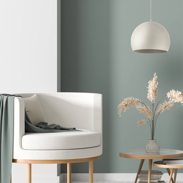 Zwisająca lampa do jadalni Zoe 10172 nad wyspę metalowa beżowa