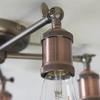 Retro lampa sufitowa Hal 76336 Endon do salonu metalowa miedziana 