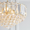 Kryształowa lampa wisząca FARGO-18BP Endon glamour łańcuch mosiądz