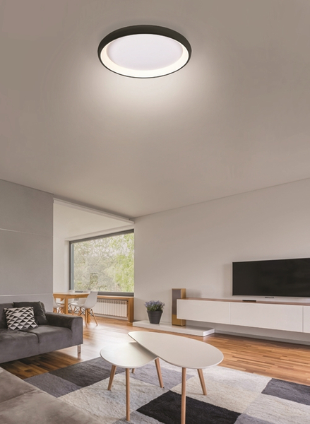 Lampa sufitowa Antonio AZ5069 LED 32W 3000-6500K z pilotem czarna