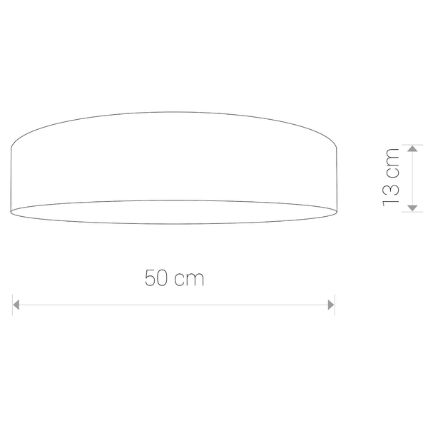 Przysufitowa lampa Turda 8952 nowoczesna kremowy do przedpokoju