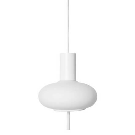 Szklana lampa wisząca Torni TOA111P0 minimalistyczna nad stół biała