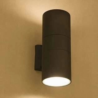 Zewnętrzna LAMPA ścienna FOG 3404 Nowodvorski metalowa OPRAWA elewacyjna KINKIET do ogrodu IP44 tuba outdoor grafitowy