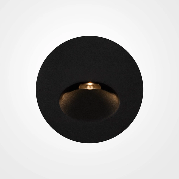 Schodowa lampa wpustowa Bil O015SL-L3B3K LED 3W 3000K ogrodowa IP54 czarne