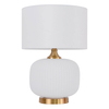 Ceramiczna lampka stołowa Tamiza LP-1515/1T small white do salonu biała