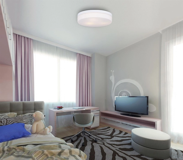 Plafon LAMPA sufitowa ODA C0193 Maxlight okrągła OPRAWA plafoniera metalowa IP44 biała