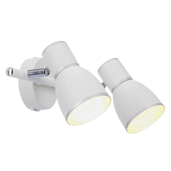 Kuchenna lampa przysufitowa Fido 92-63373 biała chrom