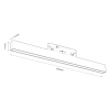 Lampa do szyny magnetycznej Magnetic Track ML2149 LED 10W 4000K czarny