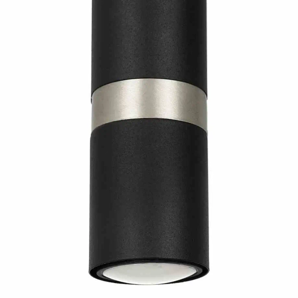 Loftowa sufitowa lampa JOKER INOX MLP9673 do przedpokoju srebrna