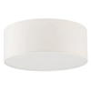 Lampa sufitowa okrągła salonowa Soft 40649 Sigma welurowa biała