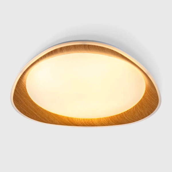 Plafon salonowy Piano ABR-POASY-24W LED 24W zmienna barwa drewniany biały