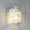 Metalowa lampa ścienna na taras MIRANDE 262260131 IP23 biała