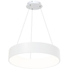 LAMPA wisząca OHIO ML6357 Milagro okrągła OPRAWA zwis LED 24W 4000K metalowy biały